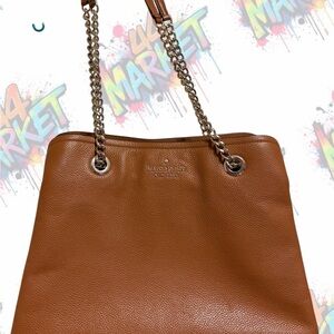 Kate Spade Tan Leather Shoulder Bag